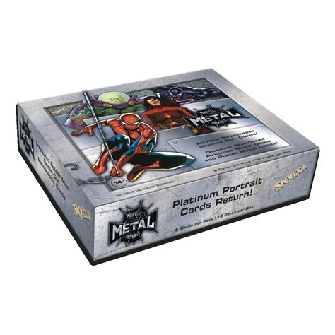 2021 upper deck marvel metal universe spider-man hobby box|metal universe Spider-Man box.